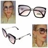 ok101 Damskie okulary przeciwsłoneczne muchy ozdobne UV400
