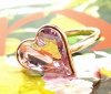 1221f Pierścionek 18,00mm złoty Austrian Crystal zaręczynowy pozłacany 