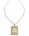 @450b Złoty łańcuszek naszyjnik 60+5 stal chirurgiczna 316L celebrytka wzór grecki Viki lady
