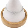 @2525 Bransoletka srebrna 17+3 stal chirurgiczna Blueberry celebrytka