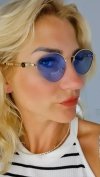 4631 Damskie okulary przeciwsłoneczne muchy ozdobne UV400