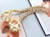 позолоченные серьги с эксклюзивным фианитом
