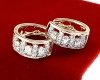эксклюзивные серьги с позолотой swarovski