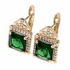 эксклюзивные серьги с позолотой swarovski