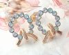 эксклюзивные серьги с позолотой swarovski