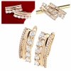 эксклюзивные серьги с позолотой swarovski