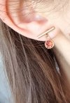 Золотые серьги из нержавеющей стали