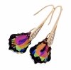 эксклюзивные серьги с позолотой swarovski