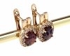 эксклюзивные серьги с позолотой swarovski