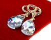 эксклюзивные серьги с позолотой swarovski