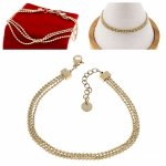 BRACELET GOLD CELEBRITY NEREZOVÁ OCEL