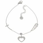 BRACELET GOLD CELEBRITY NEREZOVÁ OCEL