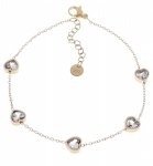 BRACELET GOLD CELEBRITY NEREZOVÁ OCEL