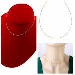 Gold vergoldete Kette 18 Karat Xuping
