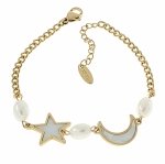 ARMBAND GOLD CELEBRITY EDELSTAHL