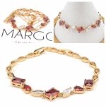 Armband aus 18 Karat vergoldetem Gold