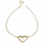 ARMBAND GOLD CELEBRITY EDELSTAHL