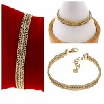 ARMBAND GOLD CELEBRITY EDELSTAHL