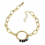 ARMBAND GOLD CELEBRITY EDELSTAHL