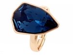 gold ring 18,30mm. gold-plated engagement xuping