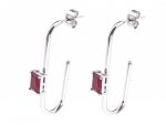 gold earrings made of stainless steel