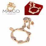 18k gold plated set pendant earrings xuping