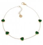 BRACELET GOLD CELEBRITY STAINLESS STEEL