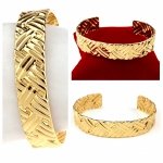 BRACELET GOLD CELEBRITY STAINLESS STEEL