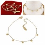 BRACELET GOLD CELEBRITY STAINLESS STEEL