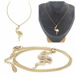 GOLD CHAIN NECKLACE celebrity STAINLESS STEEL