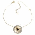 BRACELET GOLD CELEBRITY STAINLESS STEEL