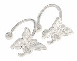 gold earrings made of stainless steel
