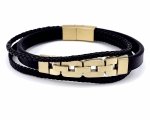 BRACELET GOLD CELEBRITY STAINLESS STEEL