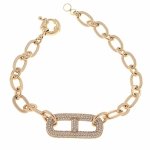 gold bracelet for a gold-plated leg