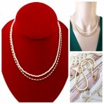 GOLD CHAIN NECKLACE celebrity STAINLESS STEEL