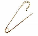 elegant gold brooch
