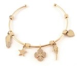 BRACELET GOLD CELEBRITY STAINLESS STEEL