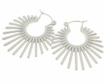 gold earrings made of stainless steel