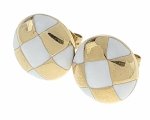 gold earrings made of stainless steel