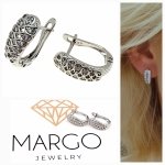 gold plated earrings with exclusive cubic zirconia