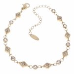 BRACELET GOLD CELEBRITY STAINLESS STEEL