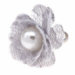 2925 Pierścionek regulowany kwiatek lato wakacje kwiat rozmiar uniwersalny