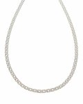 0101 Srebrny łańcuszek 55cm 3,6mm pozłacany białym złotem Xuping 
