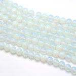 066 Opal  kamień naturalny kula 6mm sznur 38cm