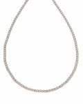 331 Srebrny łańcuszek 45cm 2,8mm pozłacany białym złotem Xuping 