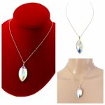 n32 Złoty łańcuszek Austrian Crystal 40+5 naszyjnik pozłacany 14K Xuping