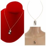 3923 Złoty łańcuszek naszyjnik 39+5 stal chirurgiczna 316L Viki lady