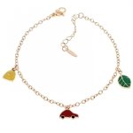 золотой браслет для позолоченной ножки