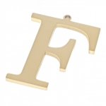 золотой кулон из нержавеющей стали