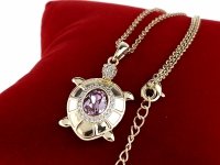 2938 Złoty łańcuszek naszyjnik 40+5cm pozłacany 14k Austrian Crystal 